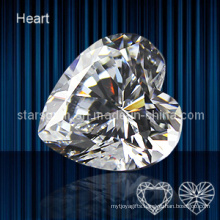 High Quality Heart Shape Cubic Zirconia